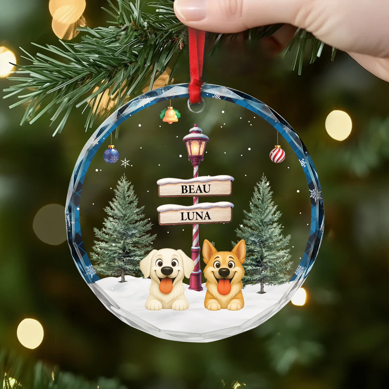 6439OFR2 ornement en verre personnalise joyeux noel avec chien 6439o_00198df2 88ec 45df a3ef 87db4653d21e