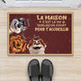 6440DFR2 paillasson personnalise chien court pour t_accueillir 6440d3tzc