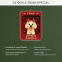6442OFR4 effet dimpression 3d ornement acrylique personnalise joyeux noel avec chien 6442o8mzc