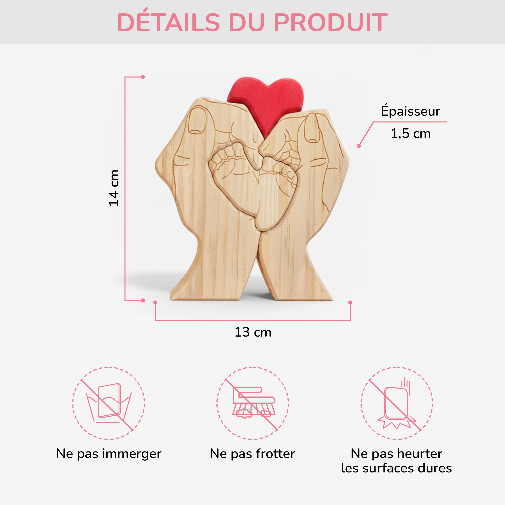 6448QFR3 puzzle en bois personnalise pour nouveau ne cadeau famille avec bebe 6448q0m5i