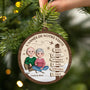 6462OFR2 ornement noel en bois a 2 couches personnalise couple annee de notre visite 6462o3qzg