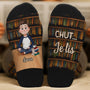 6470JFR2 chaussettes personnalisees pour fan de lecture_ fille qui aime les livres 6470j8qma