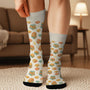 6485JFR3 chaussettes personnalisees pour fan de lecture chut je lis mes livres 6485j8vta