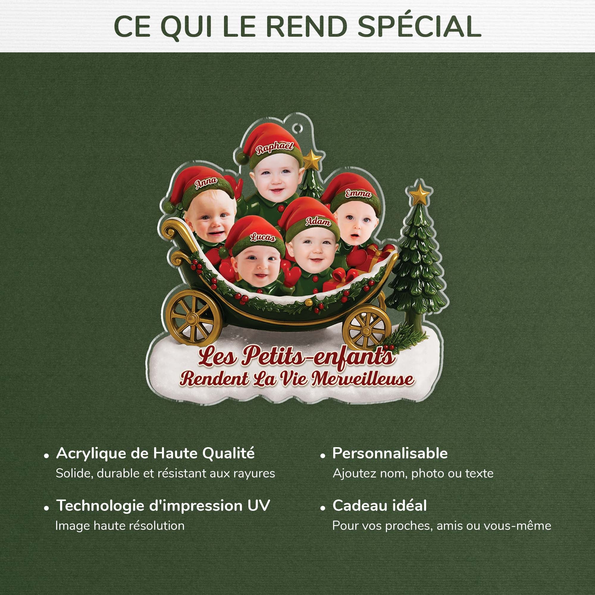 6486OFR1 effet dimpression 3d ornement noel acrylique personnalise photo pour mamie et papy petits enfants 6486otlqa_4_45d275ab 6546 4acd 8968 a363231db20a