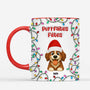 6487MFR2 effet dimpression 3d mug noel personnalise lumieres de noel et mon chien 6487mkmac