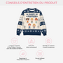 6498WFR4 pull de noel moche personnalise la bande de papa maman 6498wkp5a