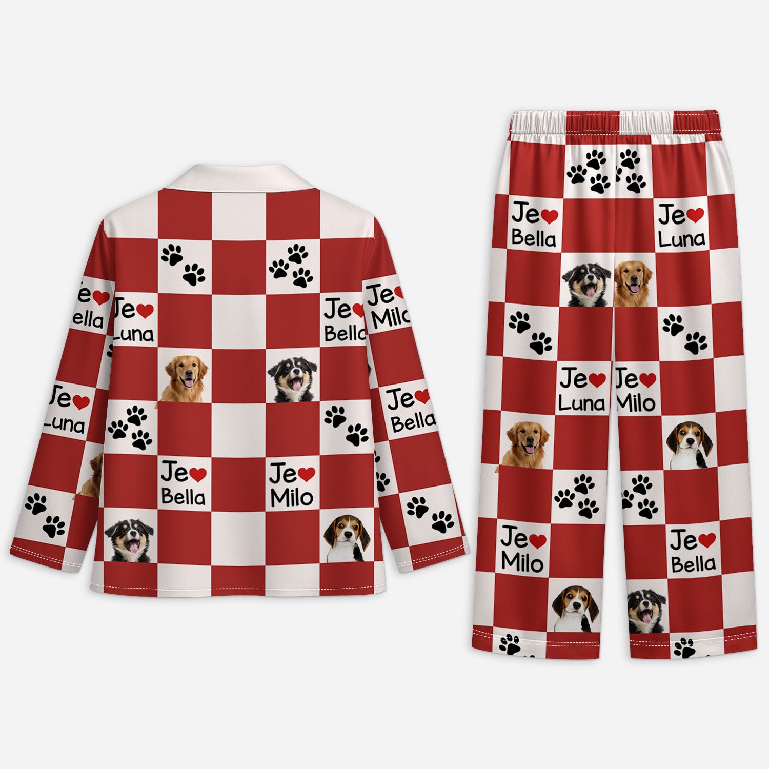 6503VFR2 pyjama personnalise photo jaime mon chien 6503vkxzc