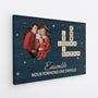 6520CFR2 toile personnalisee famille famille avec photo le plus beau cadeau frere et soeur 6520c8qne