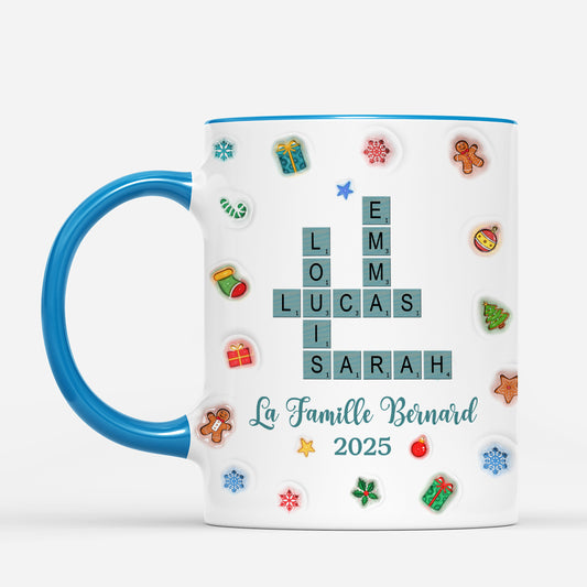 6524MFR2 mug de noel personnalise notre famille avec mots croises 6524m8pmi