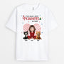 6528AFR1 t shirt personnalise chat mon pyjapatte de noel 6528atqcd