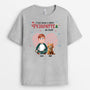 6528AFR2 t shirt personnalise chat mon pyjapatte de noel 6528atqcd