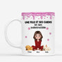 6531MFR1 effet dimpression 3d mug personnalise une fille et son chien 6531m8qac