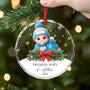 6533OFR2 ornement de noel en verre personnalise pour bebe premier noel avec bonnet 6533okv5k