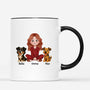 6555MFR3 mug personnalise chien amour est un mot a quatre pattes 6555m6ttc