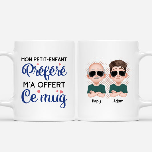 6557MFR1 mug personnalise pour papy mamie mon petit enfant prefere 6557m6lnb_1