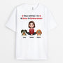 6574AFR1 t shirt personnalise chien nous sommes a toi 6574a3tcc