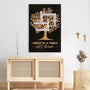 6581CFR3 toile personnalisee famille amour eternel avec mots croises 6581c3tmi