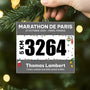 6589OFR2 ornement acrylique personnalise pour femmehomme coureur de marathon 6589o8pna