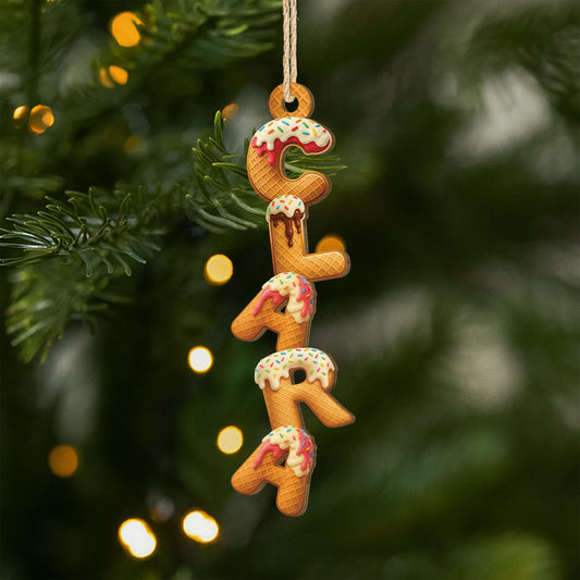 6598OFR1 effet dimpression 3d ornement noel en bois a 1 couche personnalise lettre gaufre 6598o8v5a