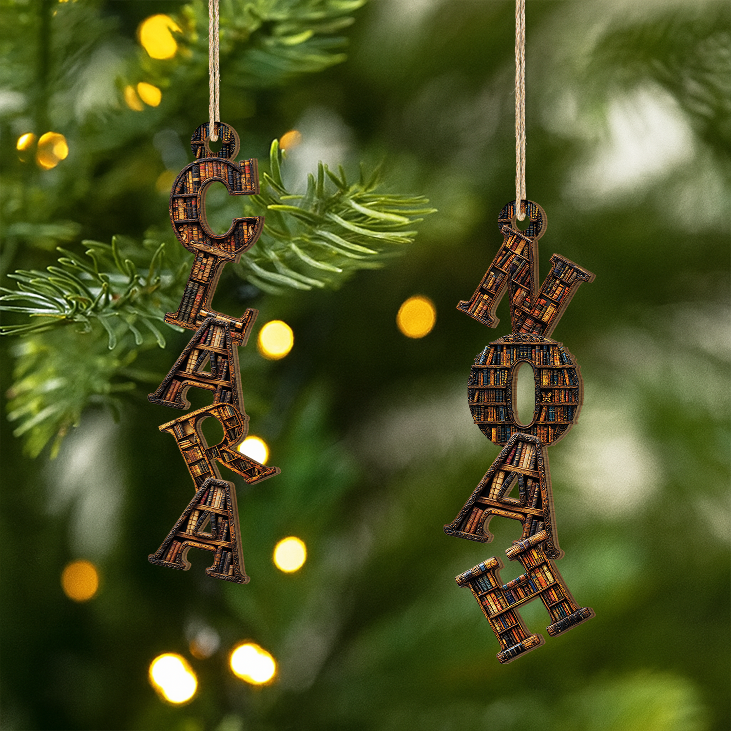 6599OFR2 effet dimpression 3d ornememt noel en bois a 1 couche personnalise lettre livres avec prenom 6599o6m5a_8ac819ef 427a 4474 a426 59b493f1a0f9