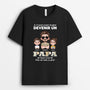 6601AFR1 t shirt personnalise pour papa maman devenir un papa super cool 6601a3twb