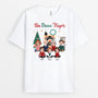 6602AFR1 t shirt personnalise famille de noel un doux foyer 6602a3yti