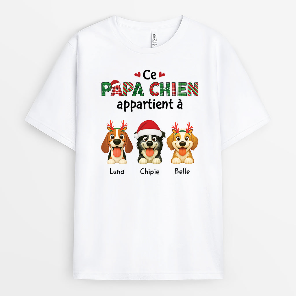 6605AFR1 t shirt noel personnalise ce papa chat appartient a 6605akm5d_ed5cd7f9 8746 4289 adfa e9d6b8bfe39f
