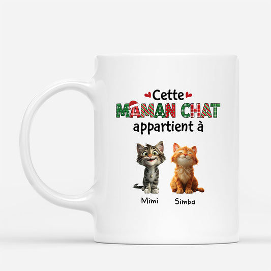 6605MFR1 mug de noel personnalise ce papa chat appartient a 6605mkv5d