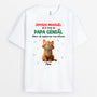 6614AFR1 t shirt personnalise chat de noel joyeux miaouel a mon papa genial 6614akq5d