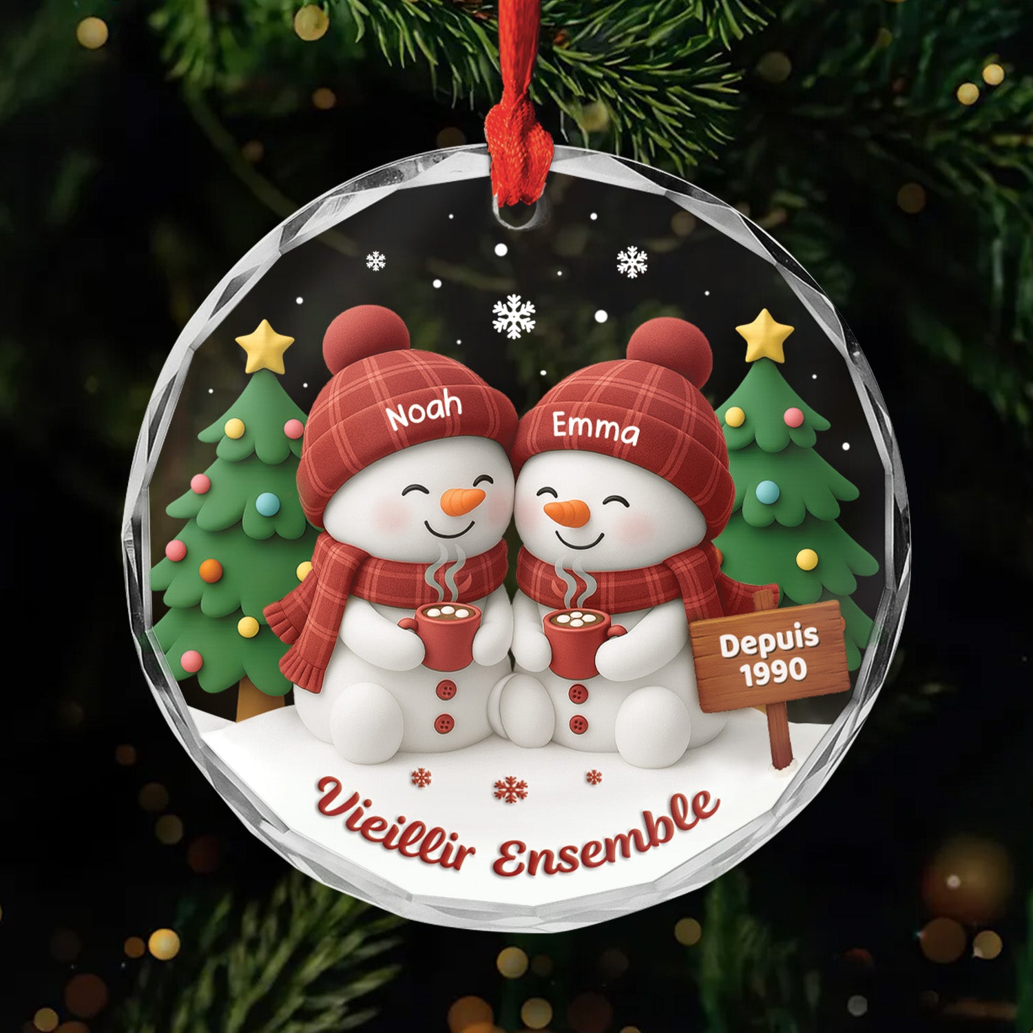 6623OFR1 ornement de noel en verre personnalise pour couple vieillir ensemble 6623okztg_3695d844 7d81 47d9 96a8 fc63e2362560