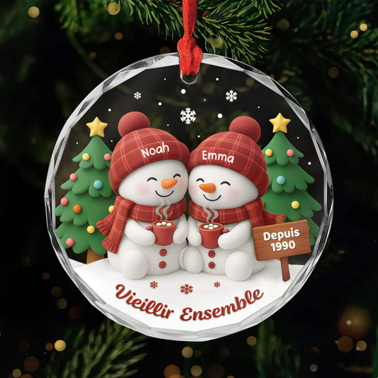 6623OFR1 ornement de noel en verre personnalise pour couple vieillir ensemble 6623okztg_3695d844 7d81 47d9 96a8 fc63e2362560