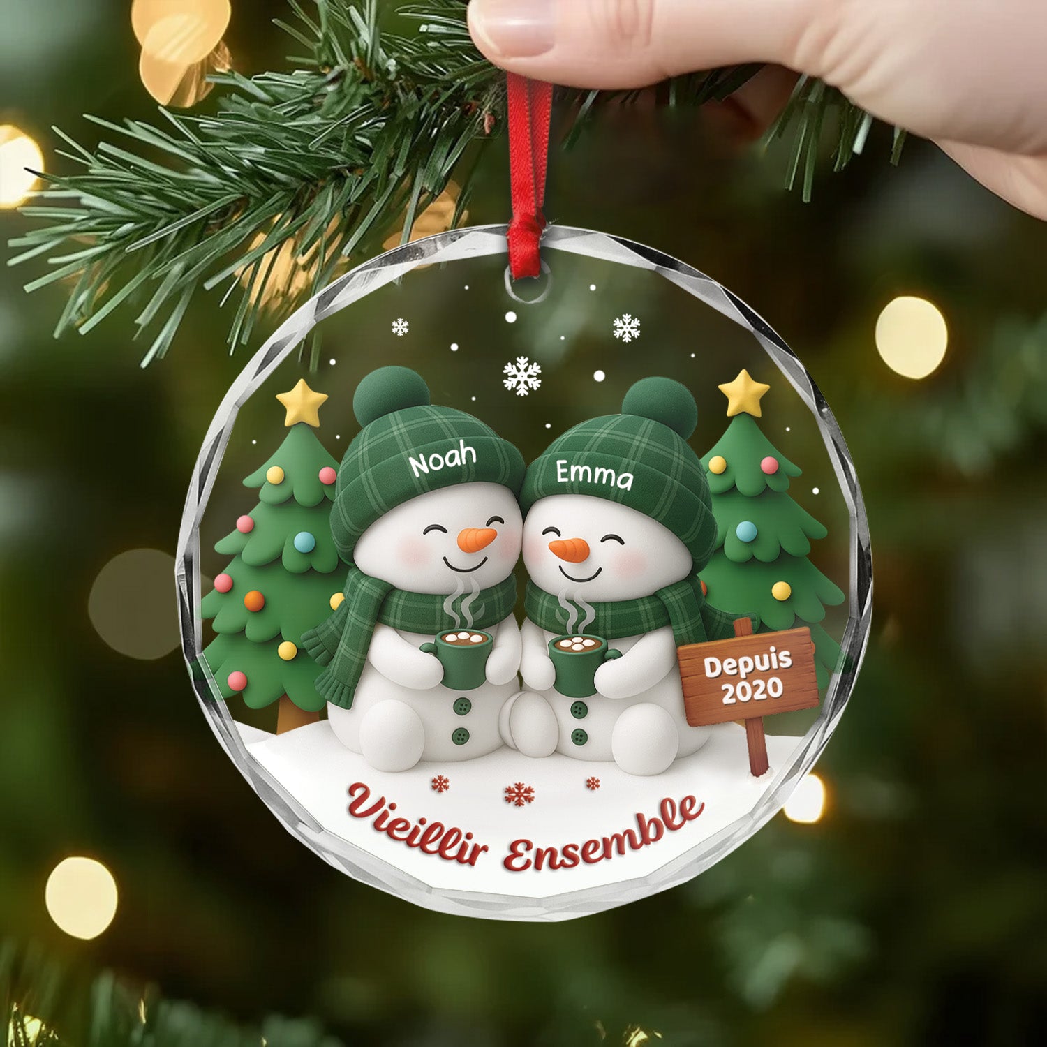 6623OFR2 ornement de noel en verre personnalise pour couple vieillir ensemble 6623okztg_e25eccaa 3711 42ee 8e51 66813a8a0279