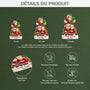6640OFR3 effet dimpression 3d ornement acrylique personnalise vieillir ensemble couple pere noel 6640ot5tg