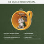 6641OFR4 effet dimpression 3d ornement noel acrylique personnalise chat endormi 6641o3m5d
