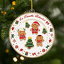 6645OFR1 effet dimpression 3d ornement acrylique personnalise famille biscuit de noel 6645okm5i