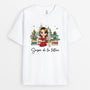 6658AFR1 t shirt personnalise pour femme de noel saison des livres 6658atvwa