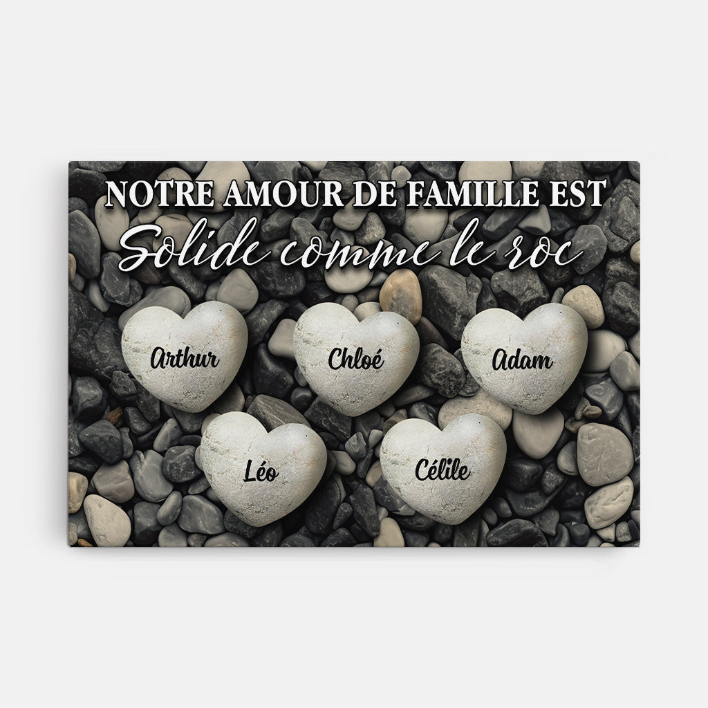 6661CFR1 toile personnalisee famille solide comme le roc 6661c8lai_1