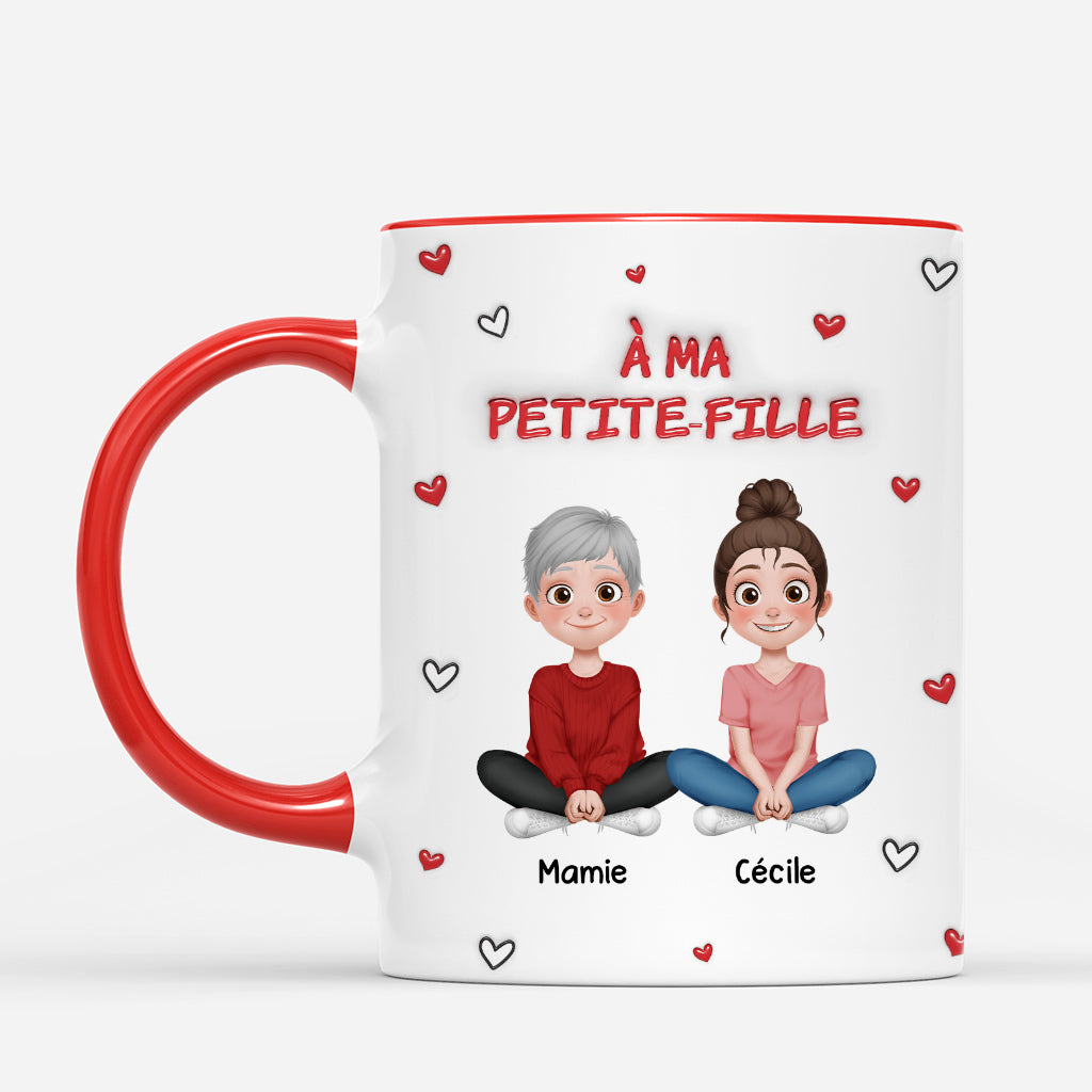 6666MFR1 effet dimpression 3d mug personnalise avec amour de mamie papy 6666mtlab_2