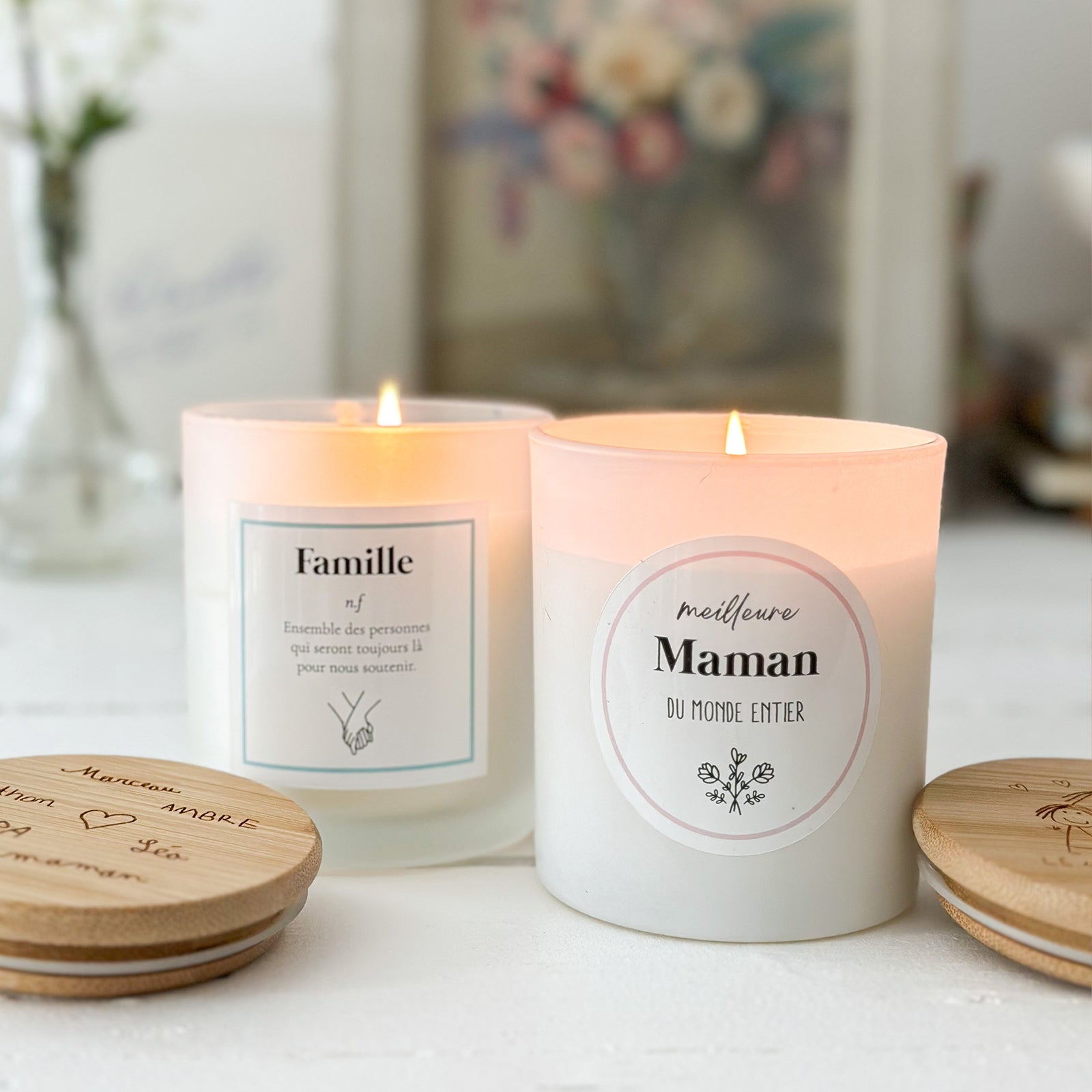 Bougie parfumée personnalisée