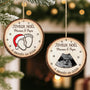 6671OFR2 ornement de noel en bois a 1 couche personnalise avec photo joyeux noel futur papa future maman 6671okpca
