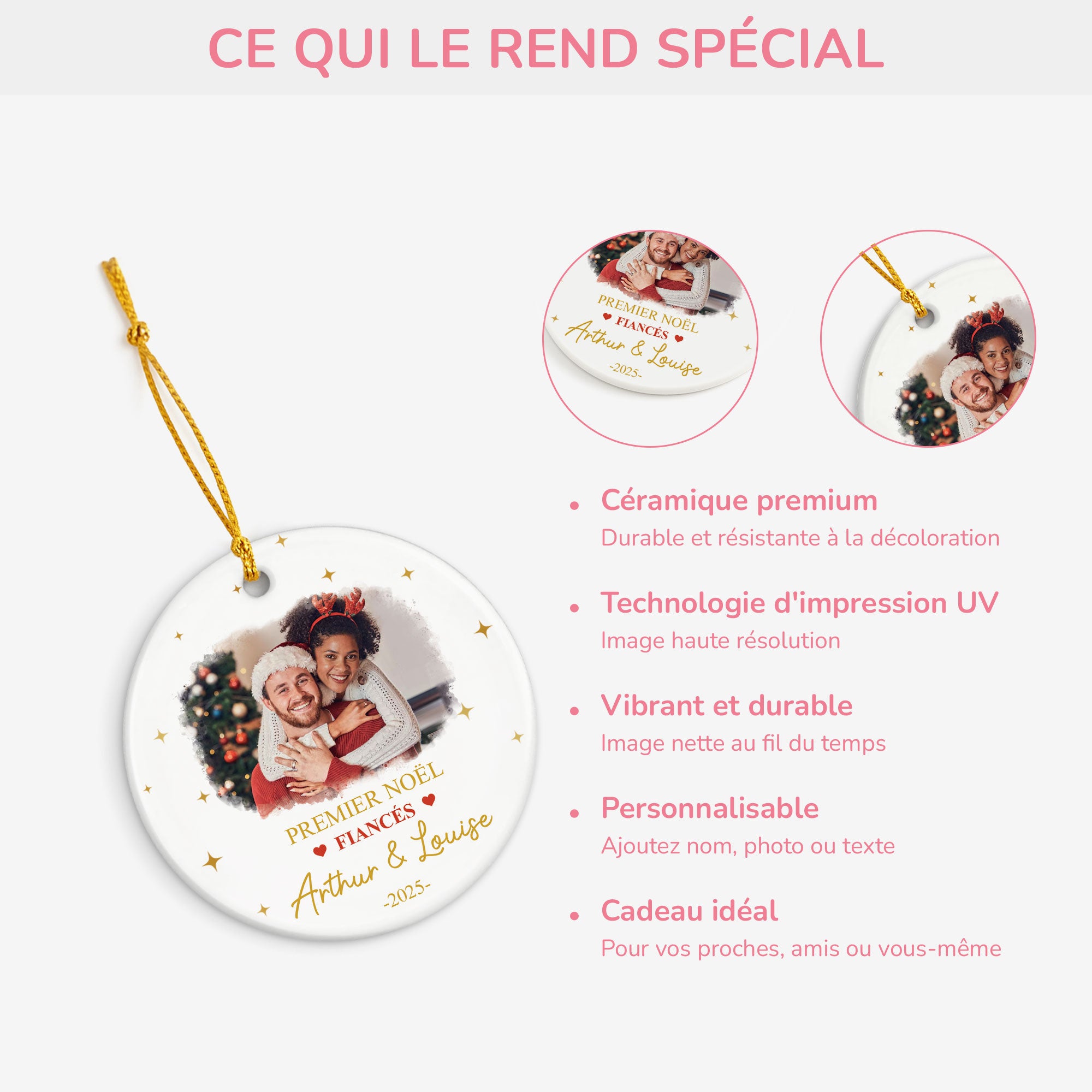 6673OFR1 ornement ceramique personnalise avec photo premier noel couple fiances 6673oklag_4