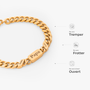 6677JFR4 bracelet gourmette homme_ personnalisable avec prenom 6677j0v5b