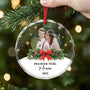 6680OFR2 ornement de noel en verre personnalise pour couple premier noel fiances 6680okv5g