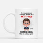 6684MFR1 mug personnalise enfantpetit enfant devenir un petit fils super cool 6684m8pwk