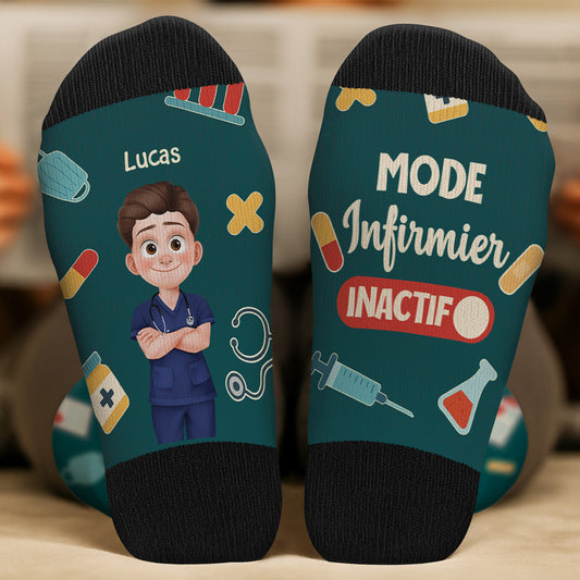 6694JFR1 chaussettes personnalisees mode infirmiere 6694jtlmn_2