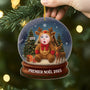 6703OFR2 effet dimpression 3d ornement acrylique personnalise avec enfant photo boule a neige pour premier noel 6703otq5k
