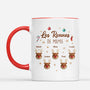 6712MFR2 mug de noel personnalise jolis rennes de papy mamie 6712m8pnb
