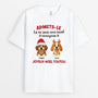 6721AFR1 t shirt personnalise chien de noel la vie sans moi 6721akpwc
