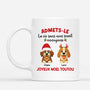 6721MFR1 mug de noel personnalise chien la vie sans moi 6721mkp5c