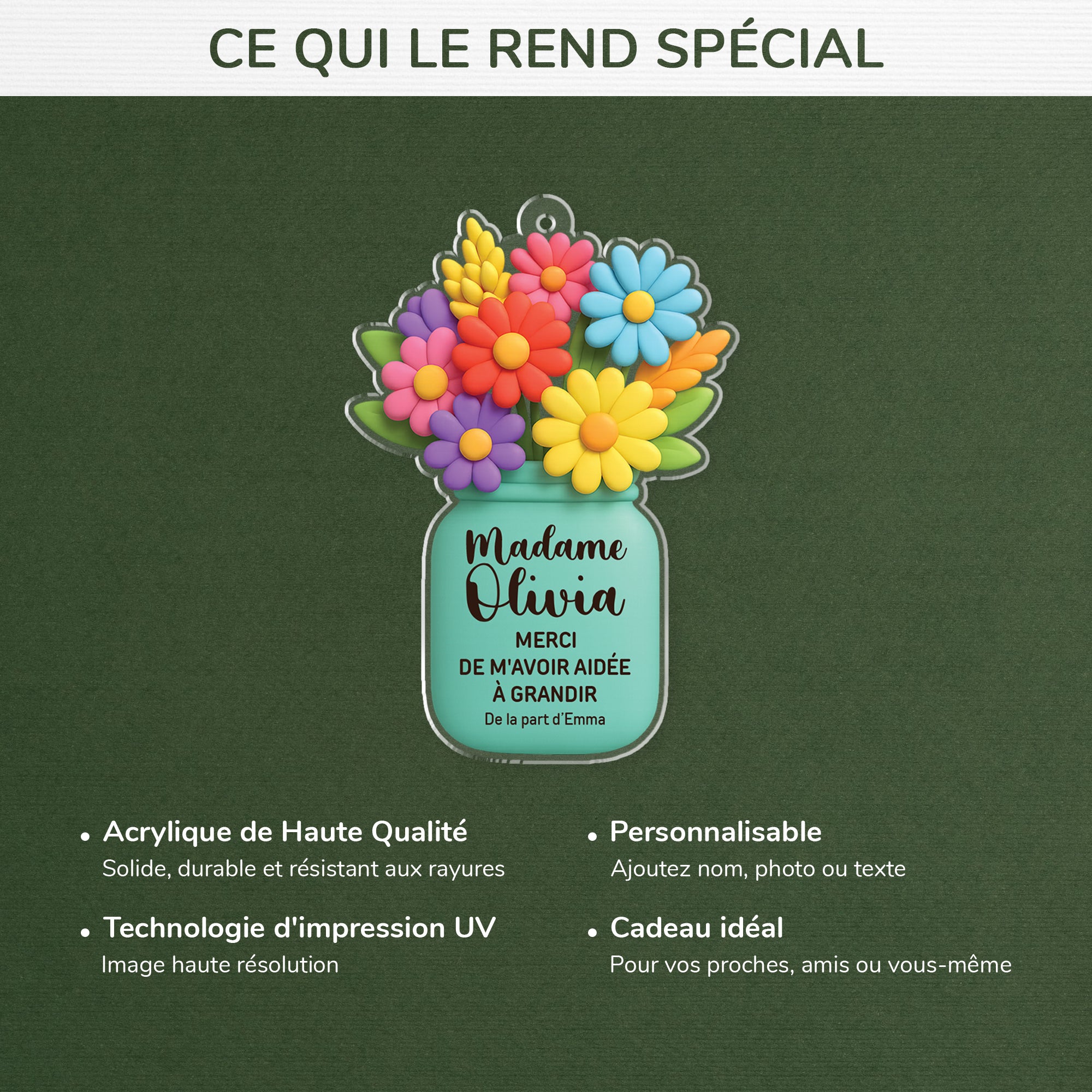 6724OFR1 effet dimpression 3d ornement noel acrylique personnalise merci professeur 6724o8lnt_4